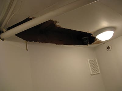 Leaking roof