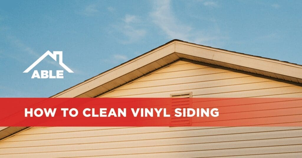 How to Clean Vinyl Siding