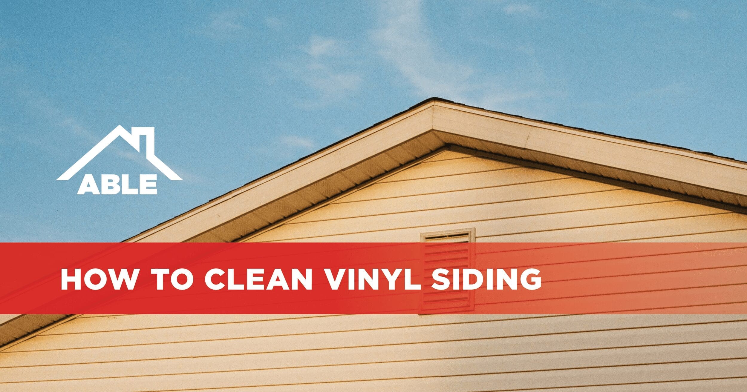How to Clean Vinyl Siding