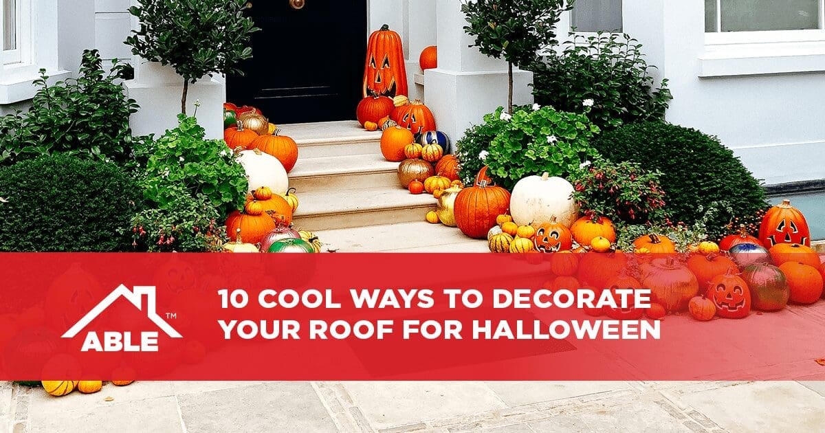 10 Cool Ways to Decorate Your Roof for Halloween